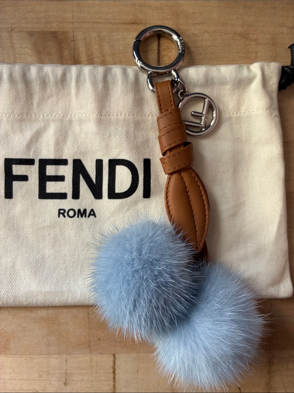 Fendi Fur Cherry Cherries Bag Charm F is For Fendi! - Picture 3 of 8